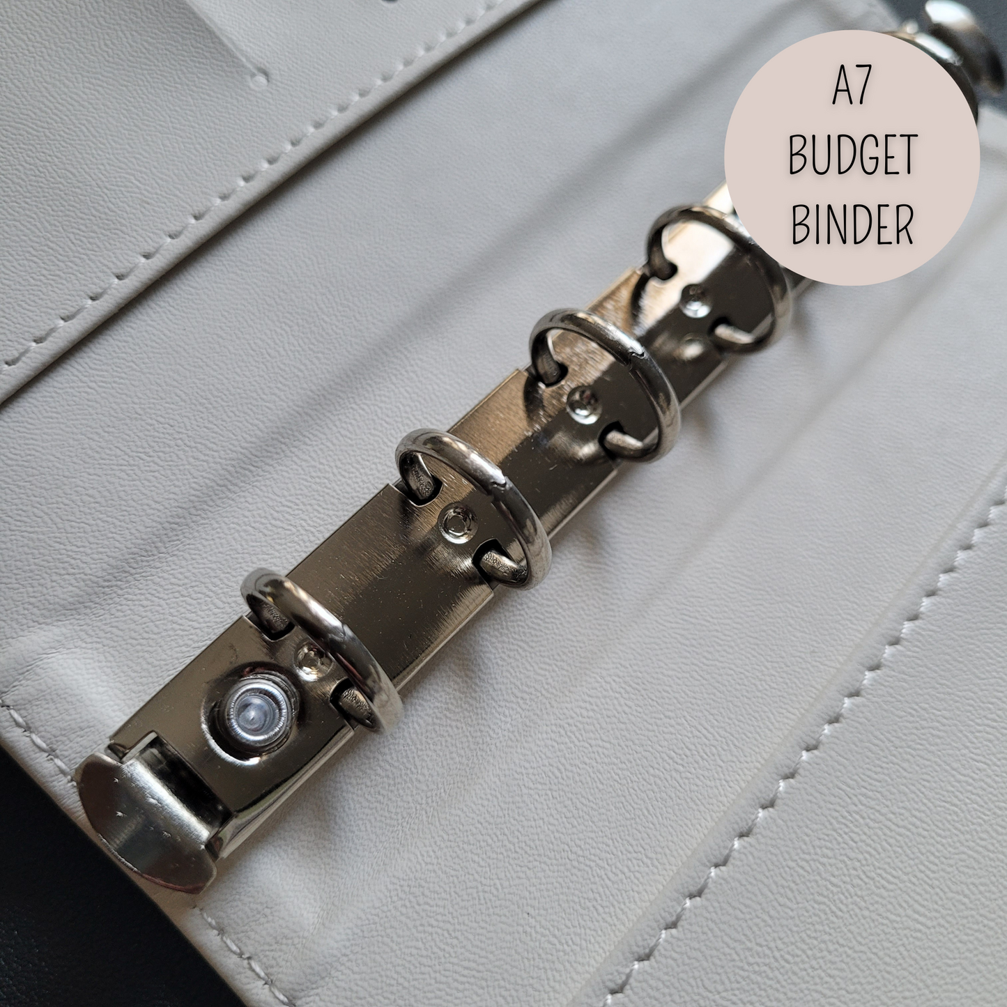 DELUXE BUDGET BINDER A7 für die Umschlagmethode - Soft White