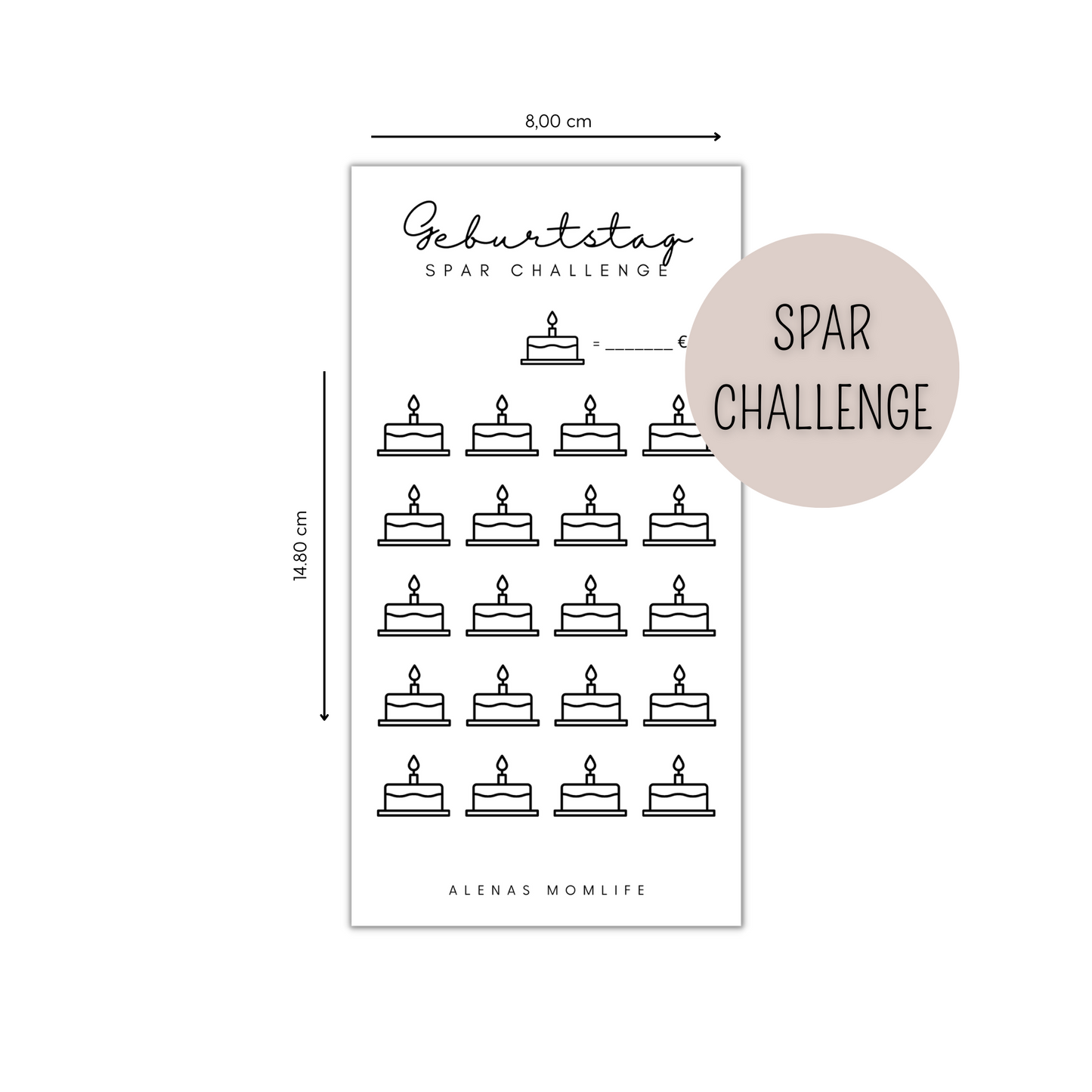 Spar Challenge Geburtstag
