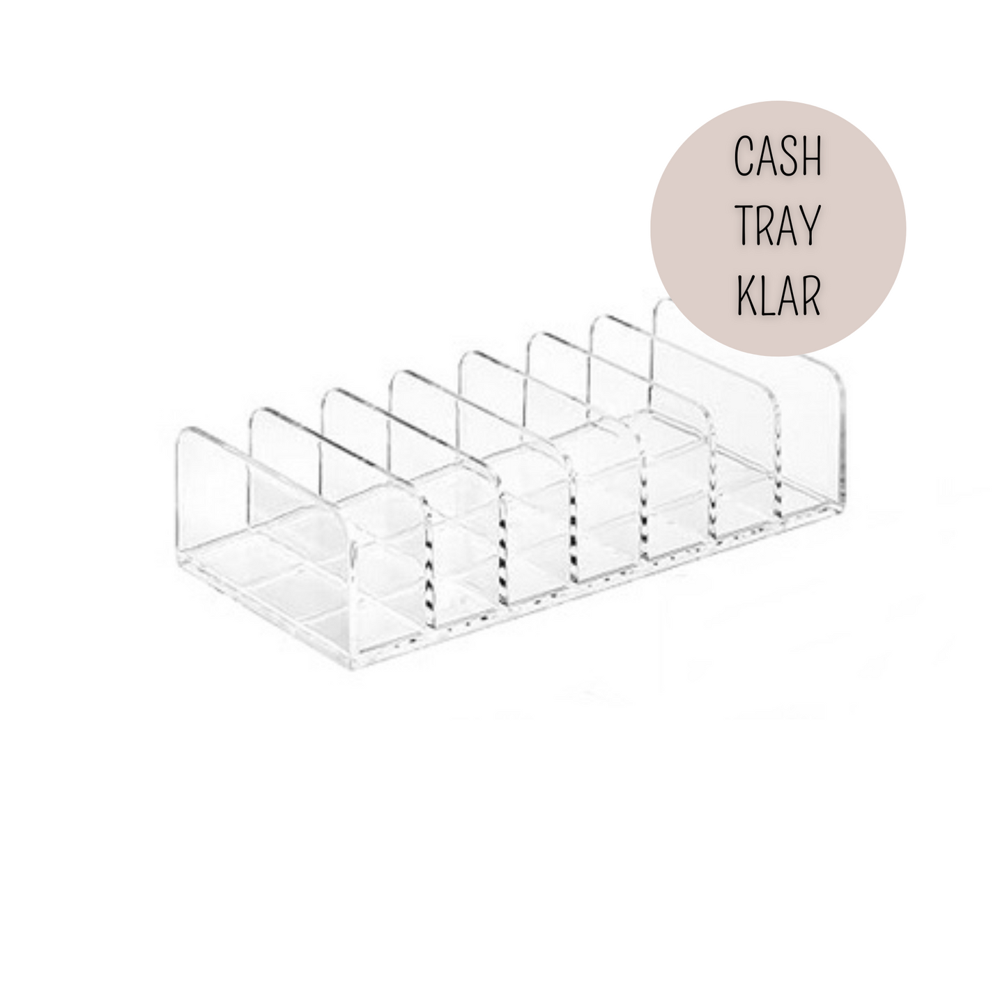 Cash Stuffing Ständer - Cash Tray transparent
