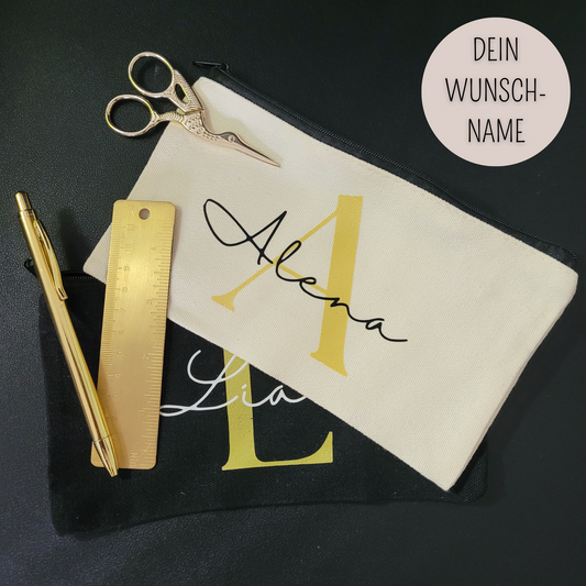 Personalisiertes Federmäppchen, Kosmetiktasche, Krimskrams Tasche