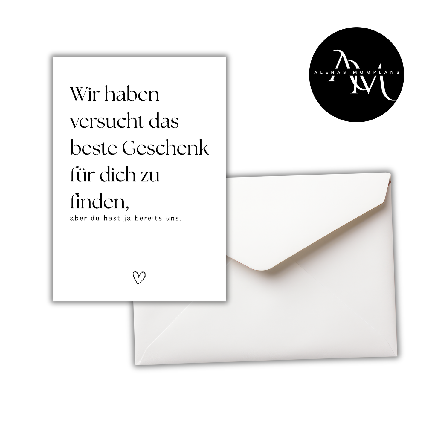 Lustige Grußkarte zum Geburtstag, Weihnachten und Co.