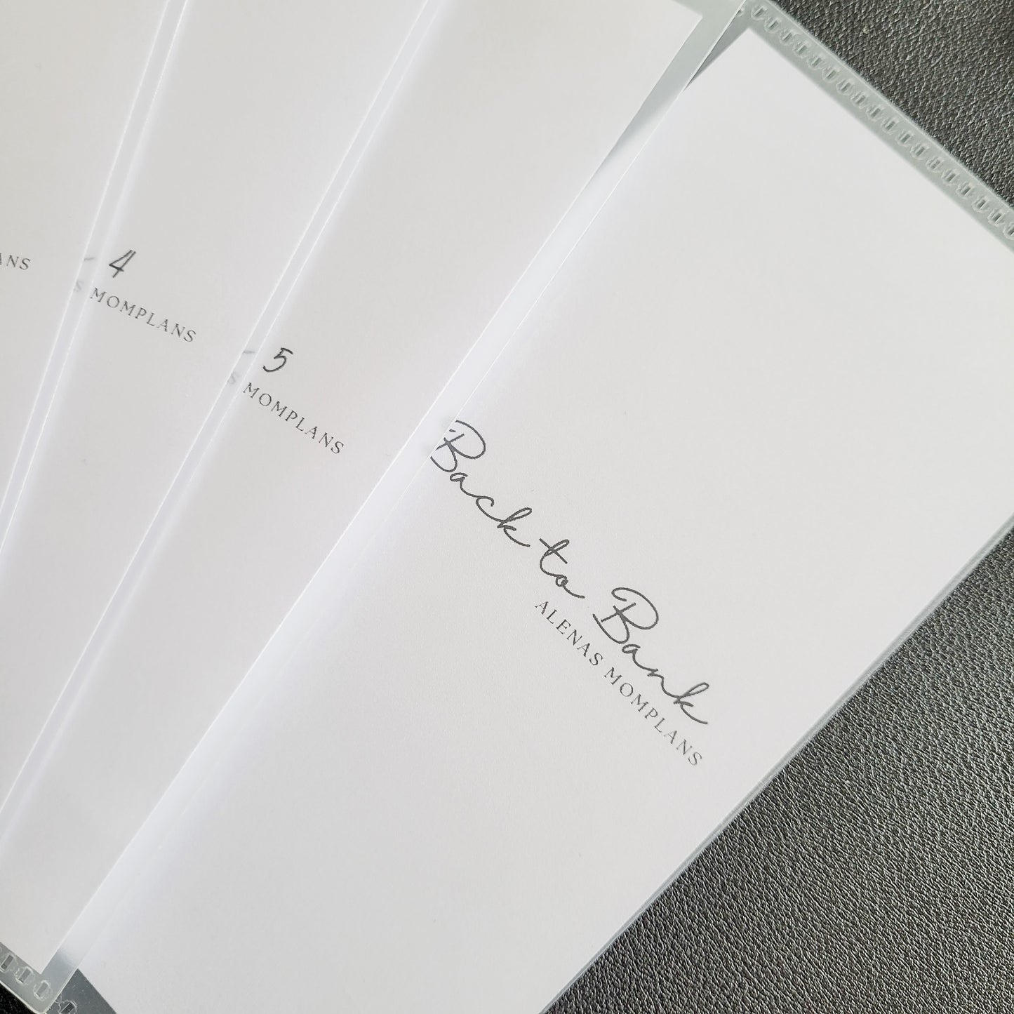 Geldumschlag A7 A6 – SCHREIBSCHIRFT weiss Wochenbudget | Budgetbinder | Zipper- & Zipplessumschlag