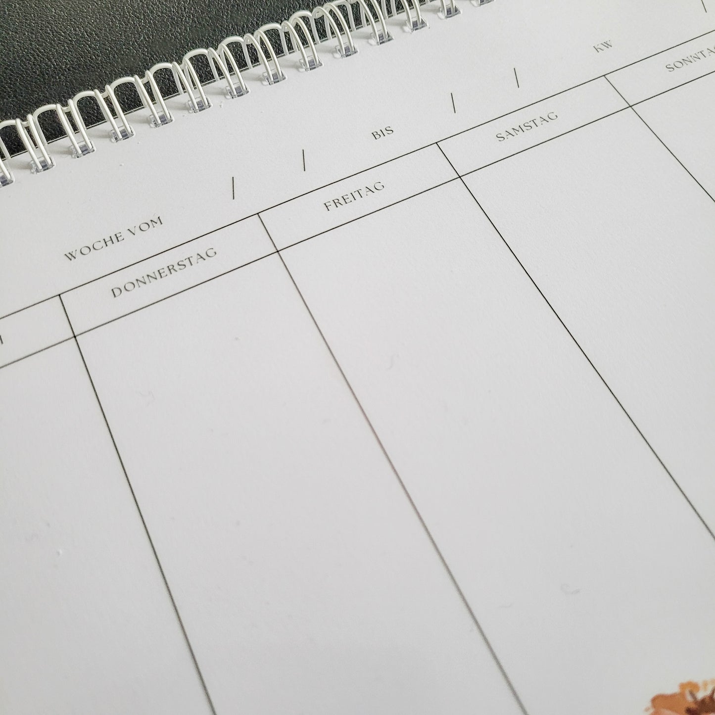 A4 Wochenplaner mit Spiralbindung | 52 Wochen für optimale Planung und Organisation