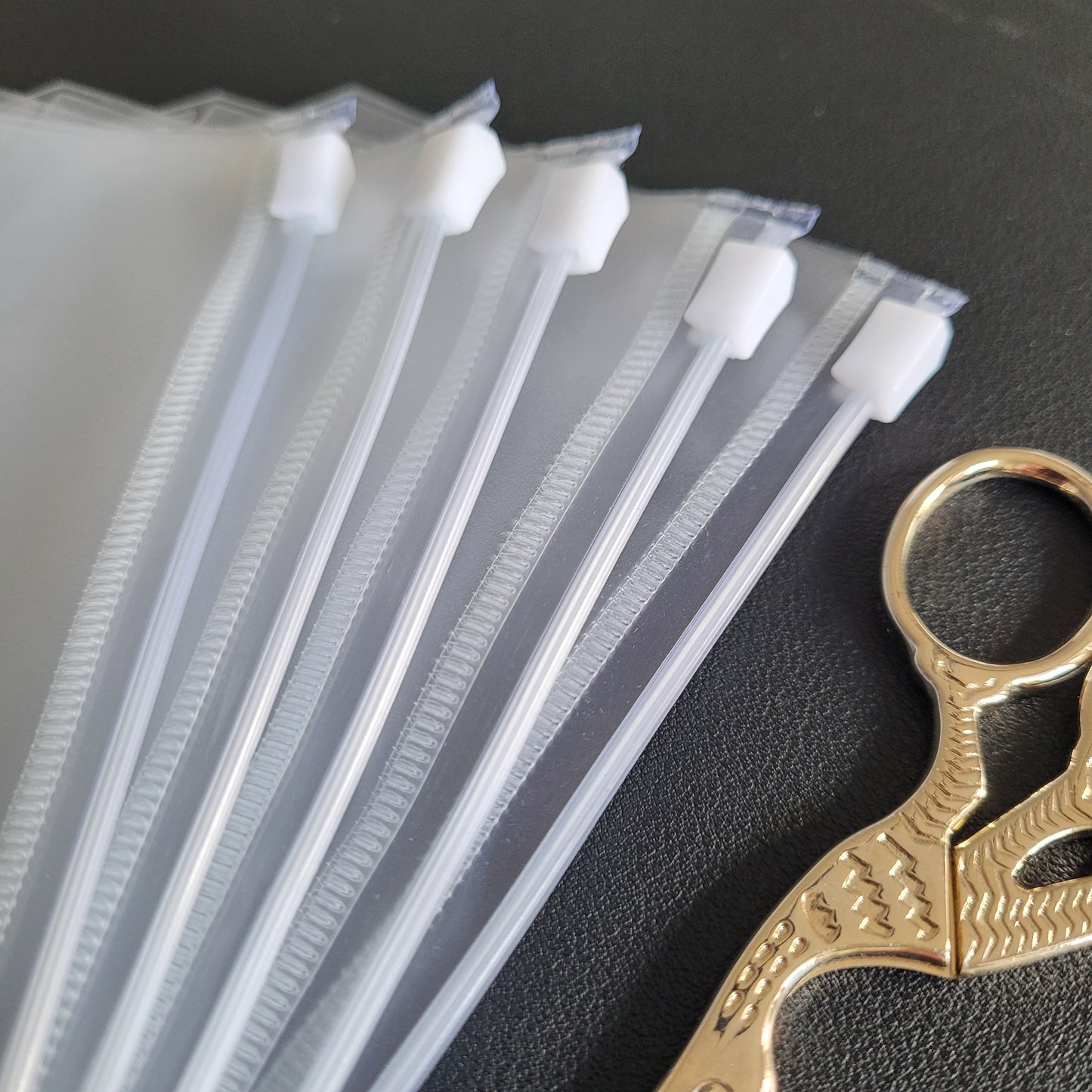 Frost Zipper Umschläge A7 (5er Set) – Perfekt für Cash Stuffing & Budgetplanung