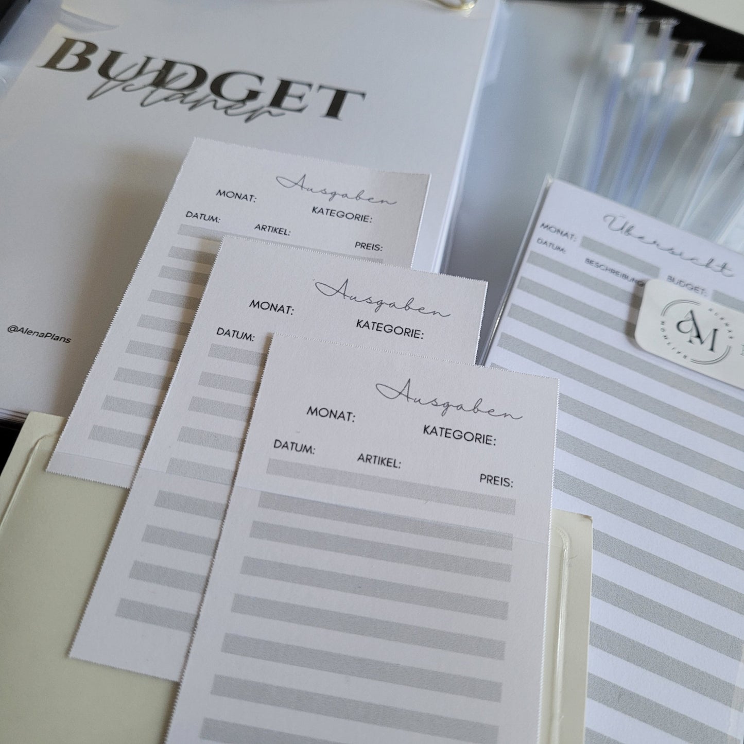 BUDGET PLANER - Umschlagmethode STARTER Set - Alles was du brauchst um erfolgreich zu starten