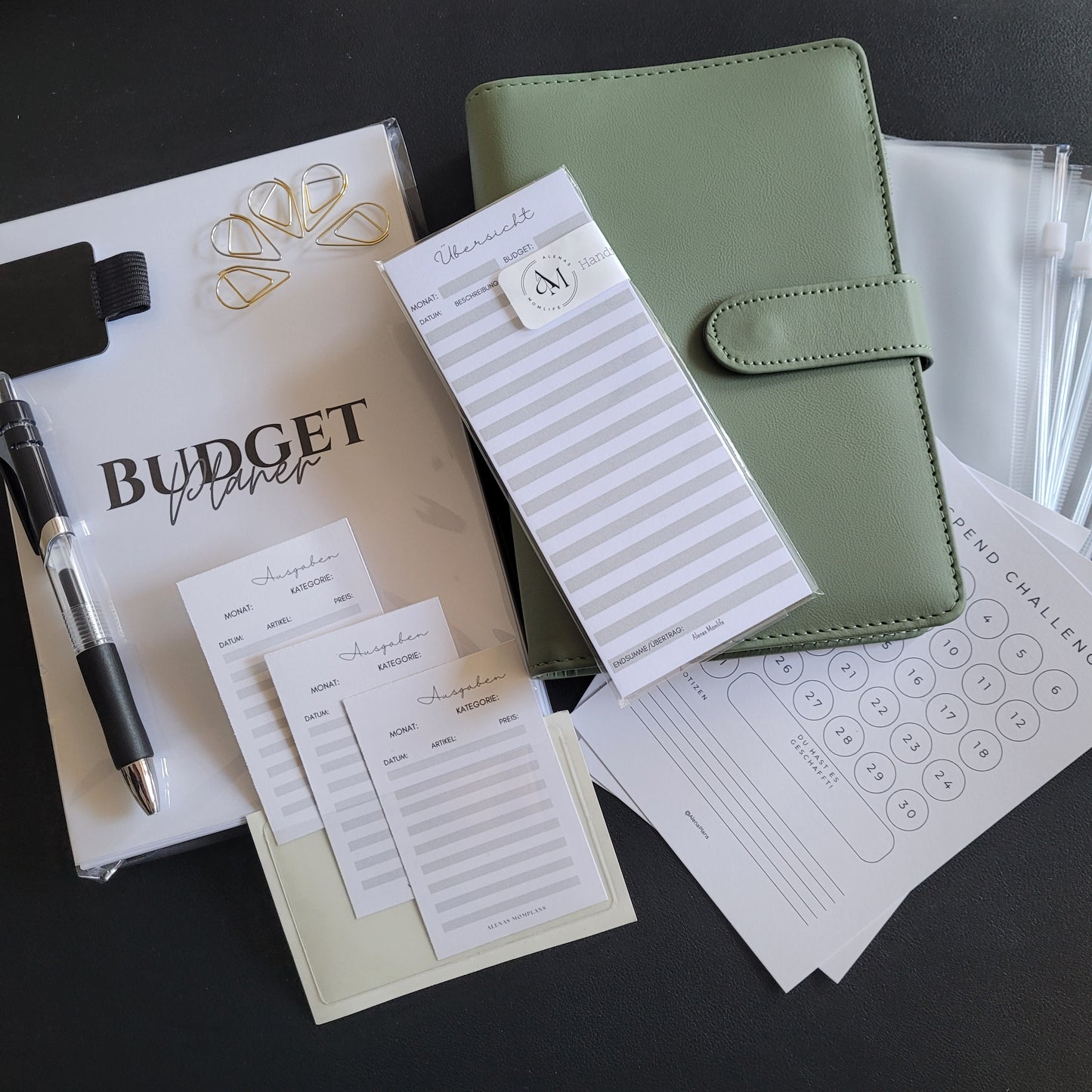 XL BUDGET PLANER - Umschlagmethode STARTER Set - Alles was du brauchst um erfolgreich zu starten