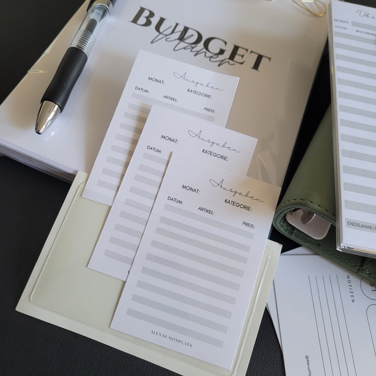 XL BUDGET PLANER - Umschlagmethode STARTER Set - Alles was du brauchst um erfolgreich zu starten