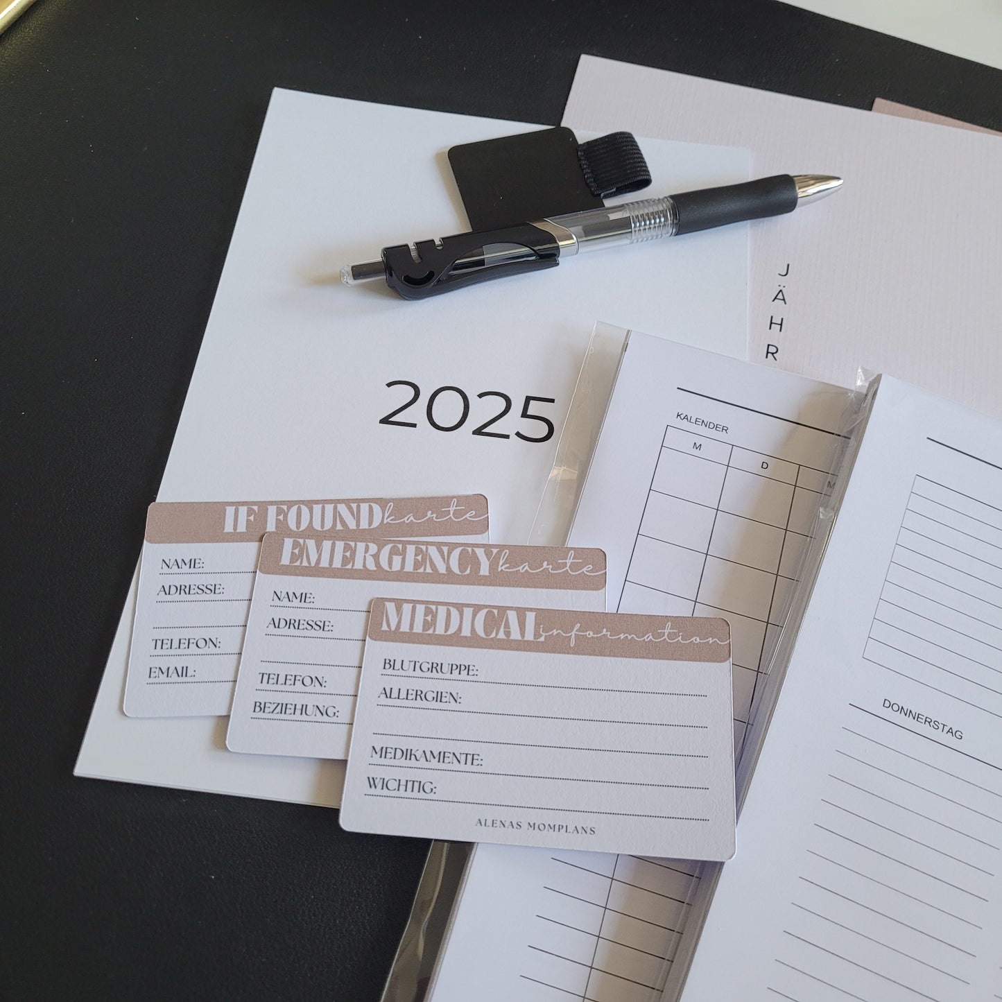 PLANER SET 2026 - Beginner Planungsset - Kalender Einlagen 2026
