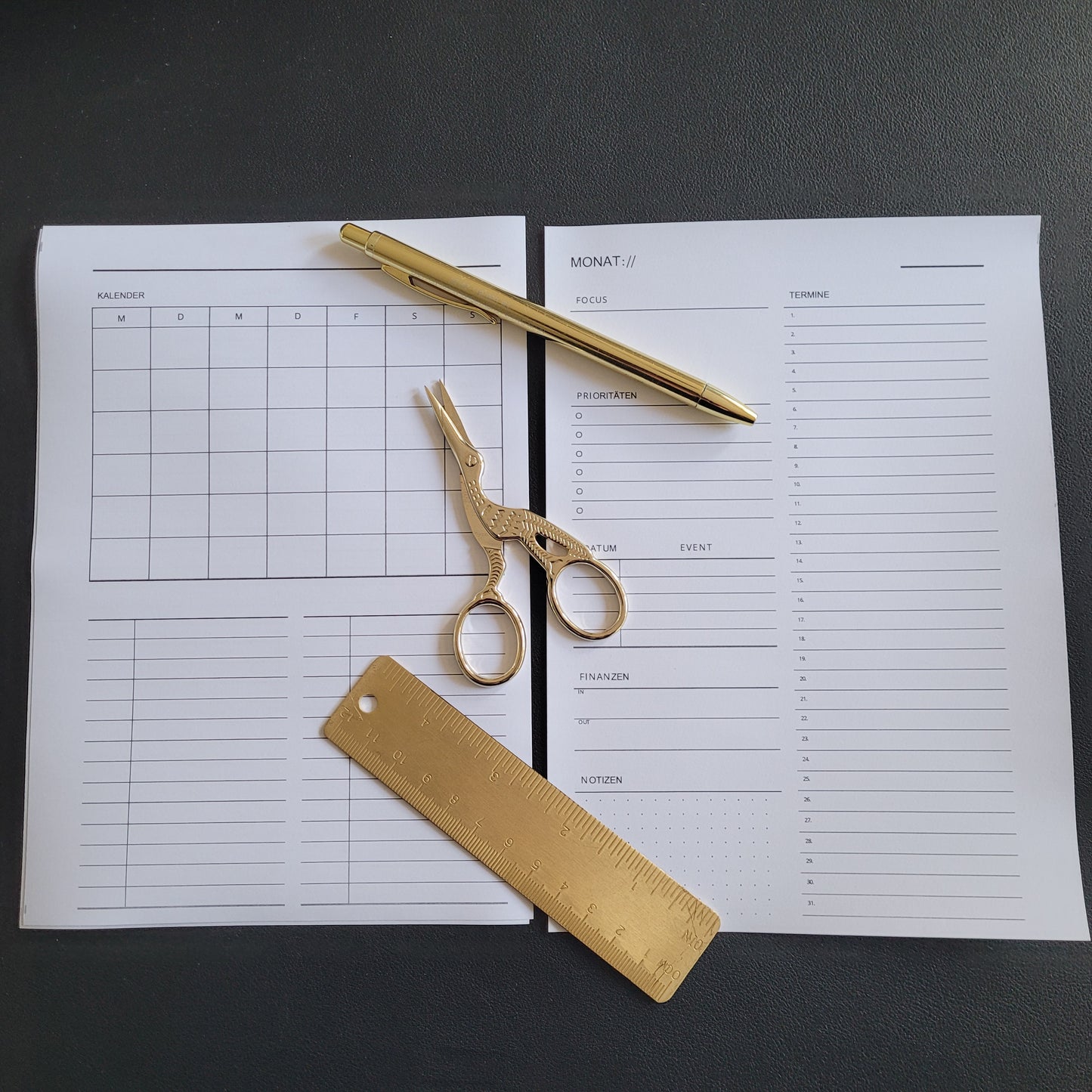 PLANER SET 2026 - Beginner Planungsset - Kalender Einlagen 2026