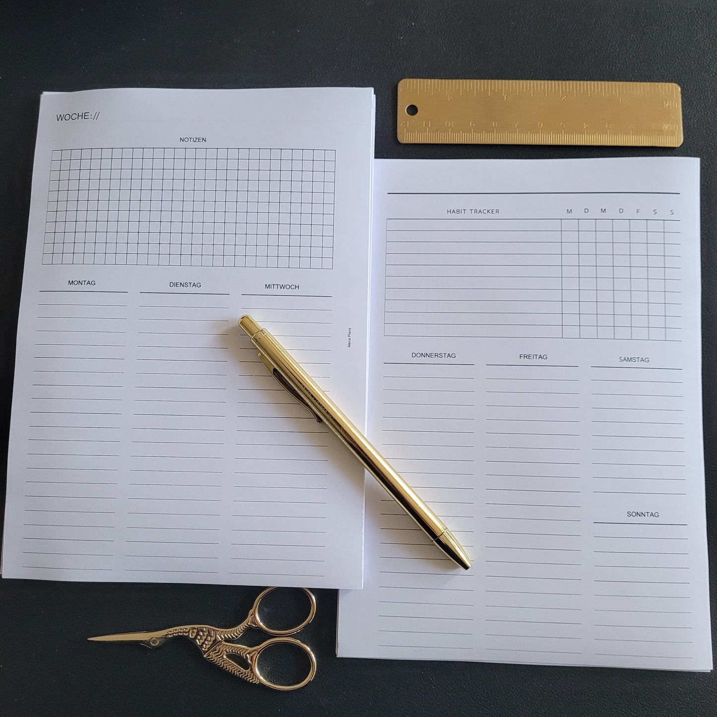 PLANER SET 2026 - Beginner Planungsset - Kalender Einlagen 2026