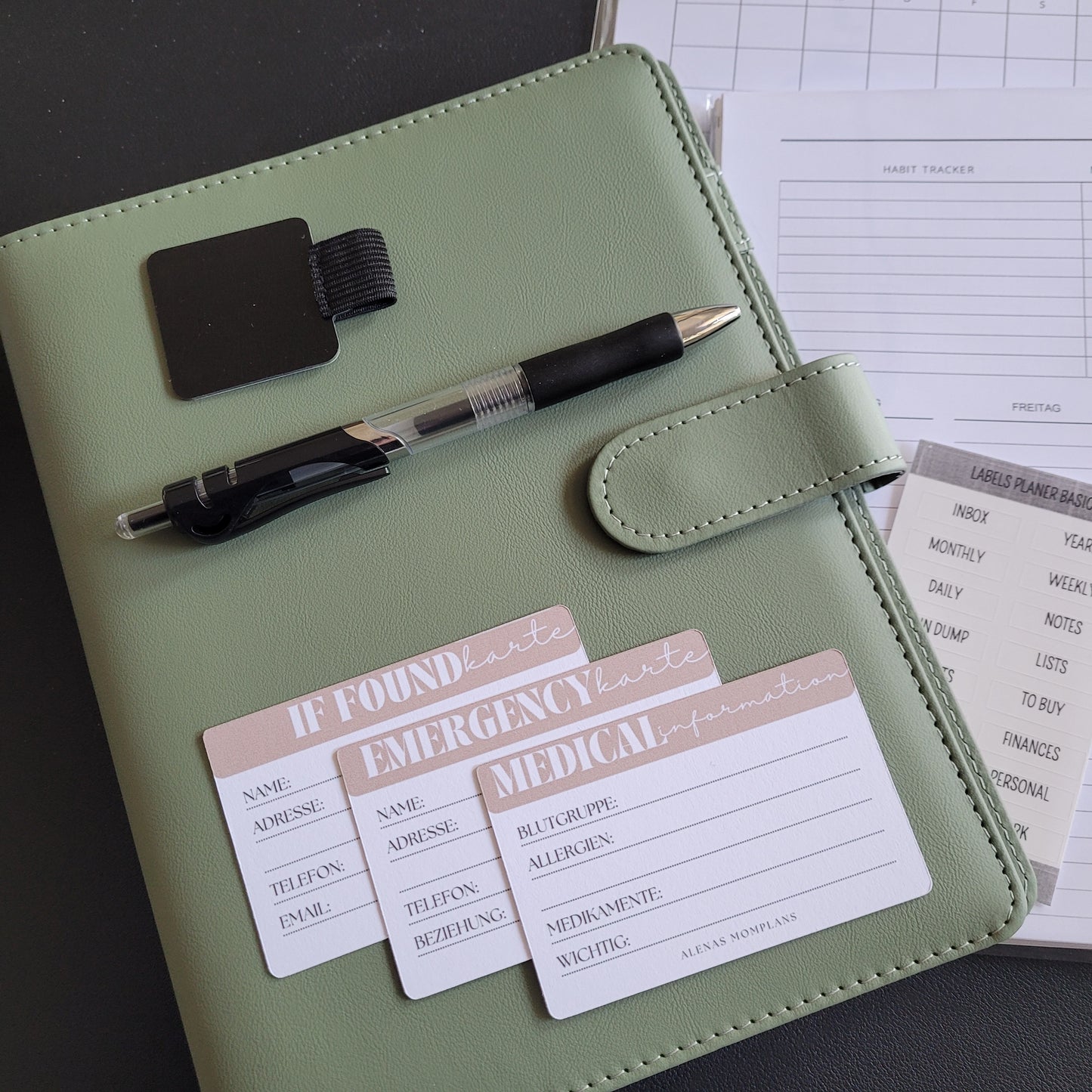 XL PLANER SET 2026 - Beginner Planungsset - Kalender Einlagen 2026