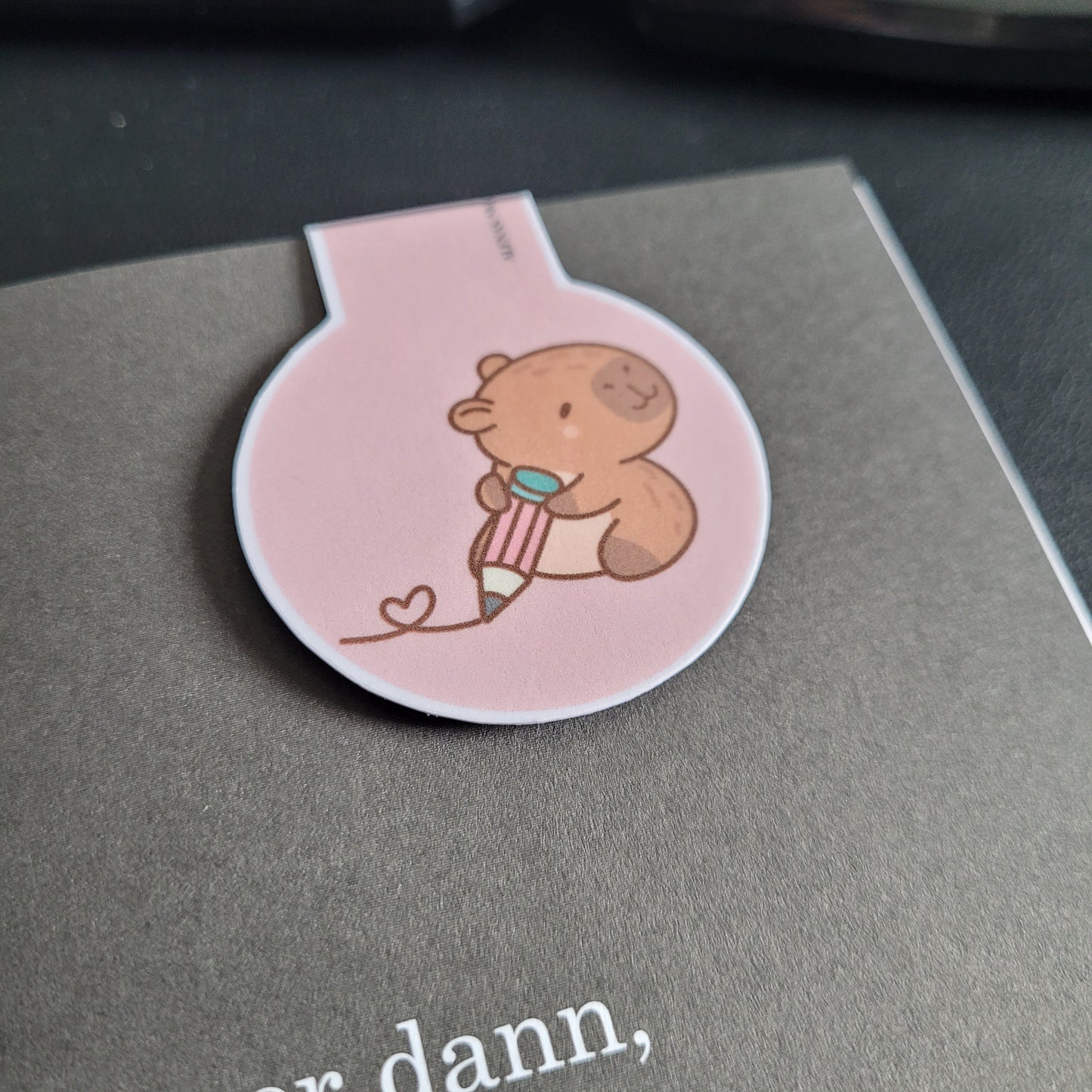 Lesezeichen cute Capybara - magnetisch - 001