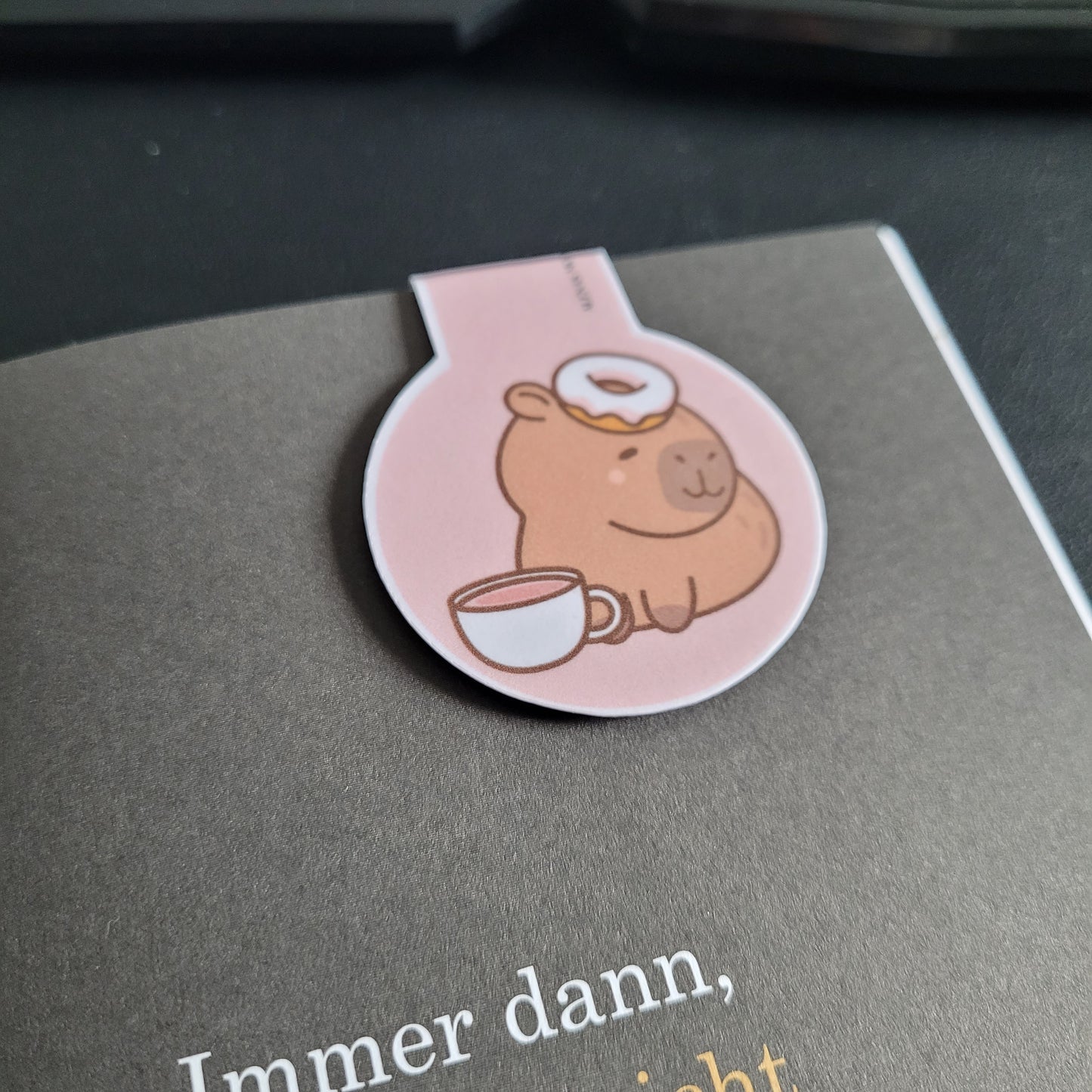 Lesezeichen cute Capybara - magnetisch - 002