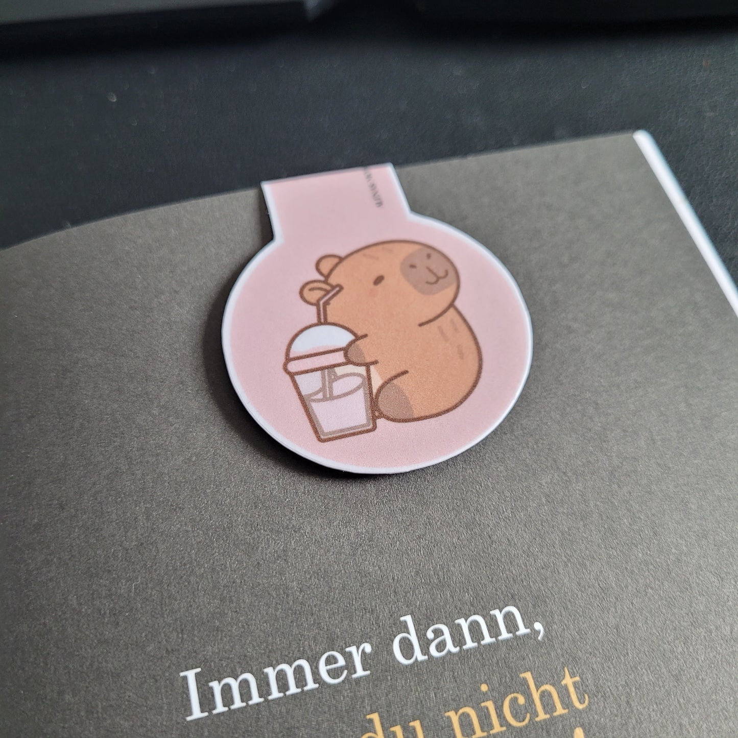 Lesezeichen cute Capybara - magnetisch - 003