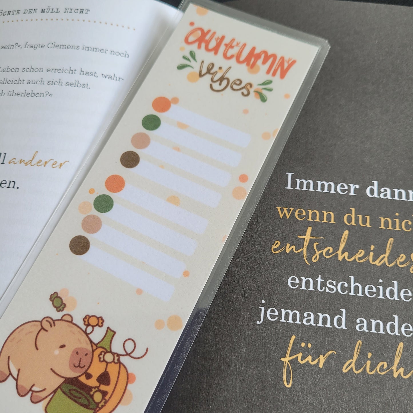 Lesezeichen Capybara - Planer Today Tab