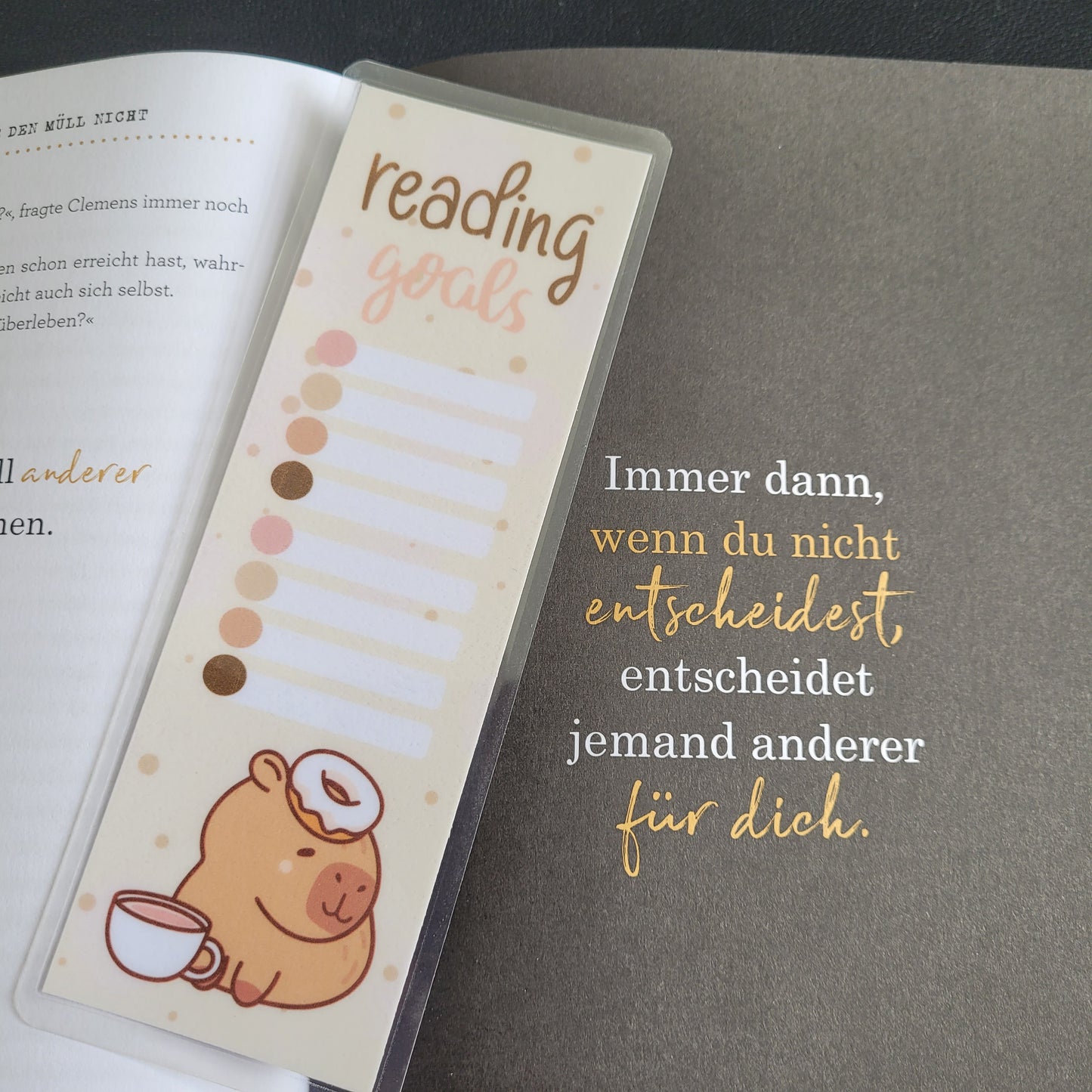 Lesezeichen Capybara - Planer Today Tab
