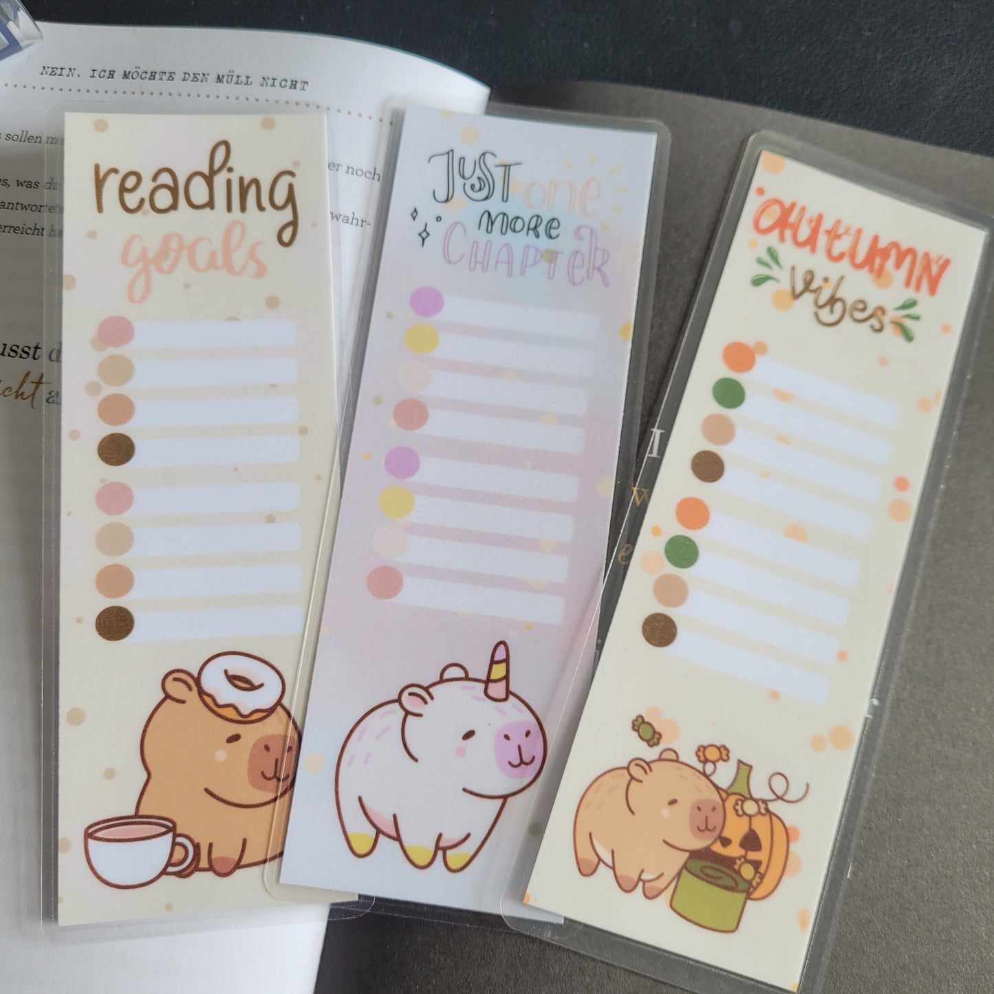 Lesezeichen Capybara - Planer Today Tab