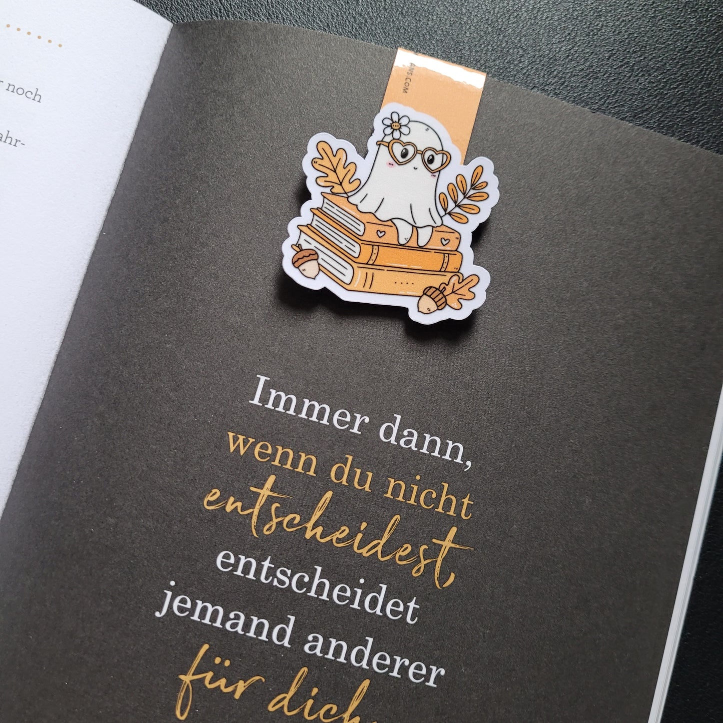 GHOSTY BOOKS Lesezeichen - magnetisch - 003