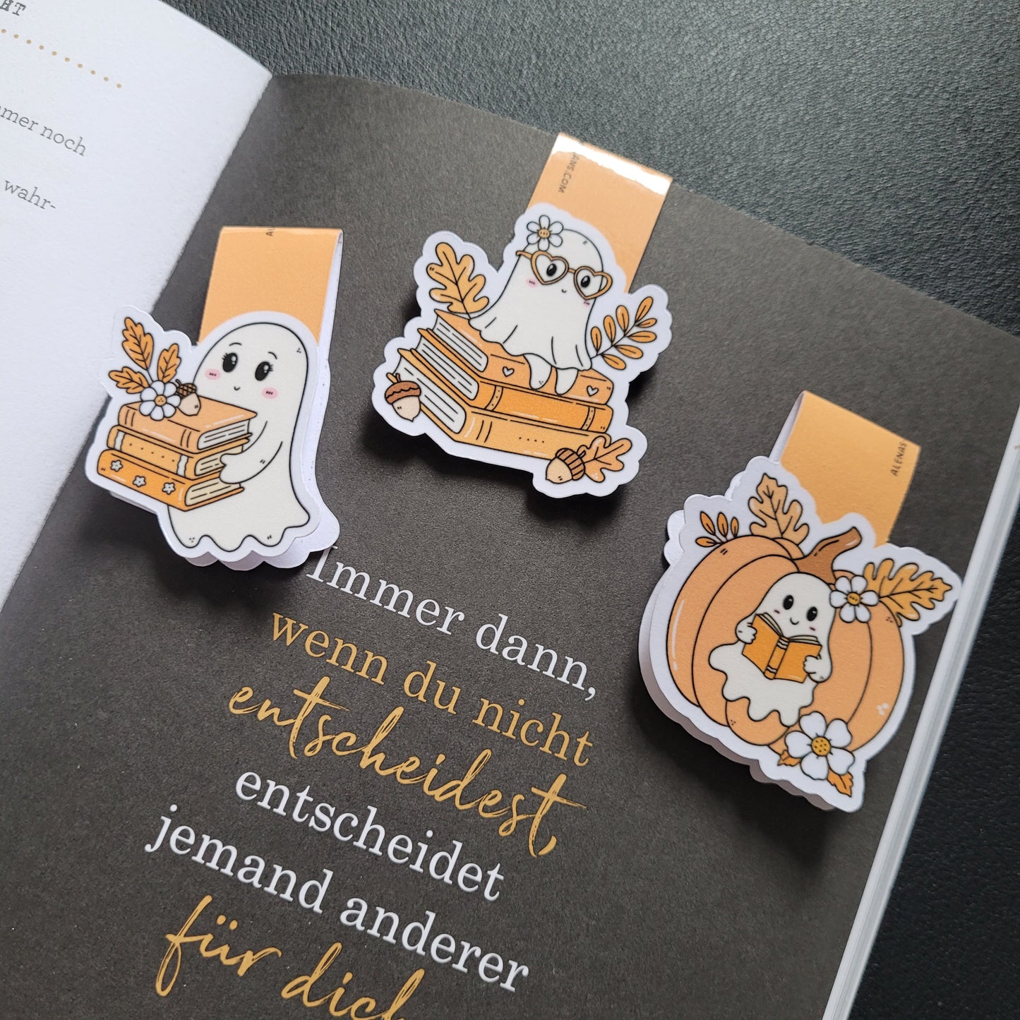 GHOSTY BOOKS Lesezeichen - magnetisch - 002