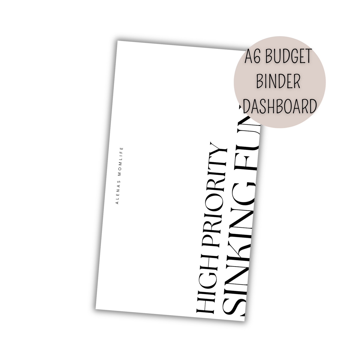 Dashboard für Budget Binder - HIGH Priority