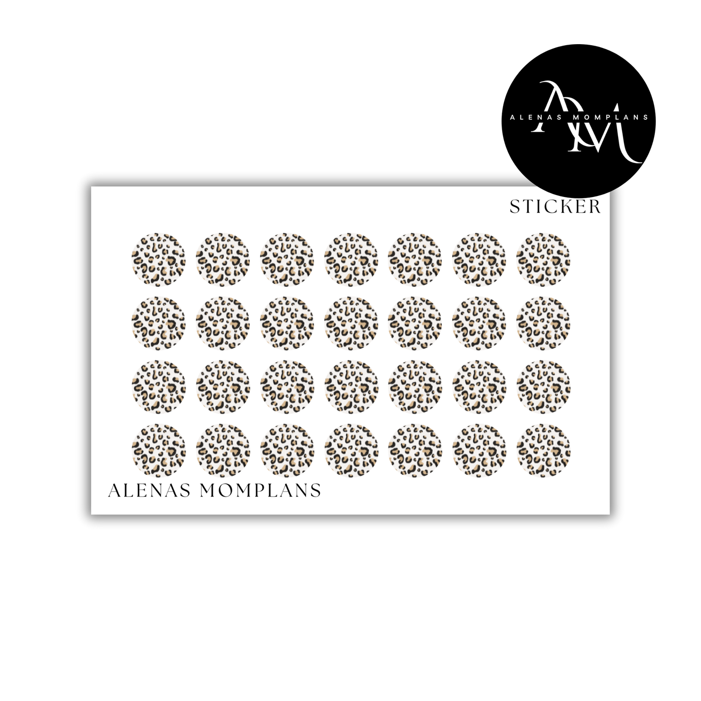 Planner Sticker Bogen - LEO DOTS 002