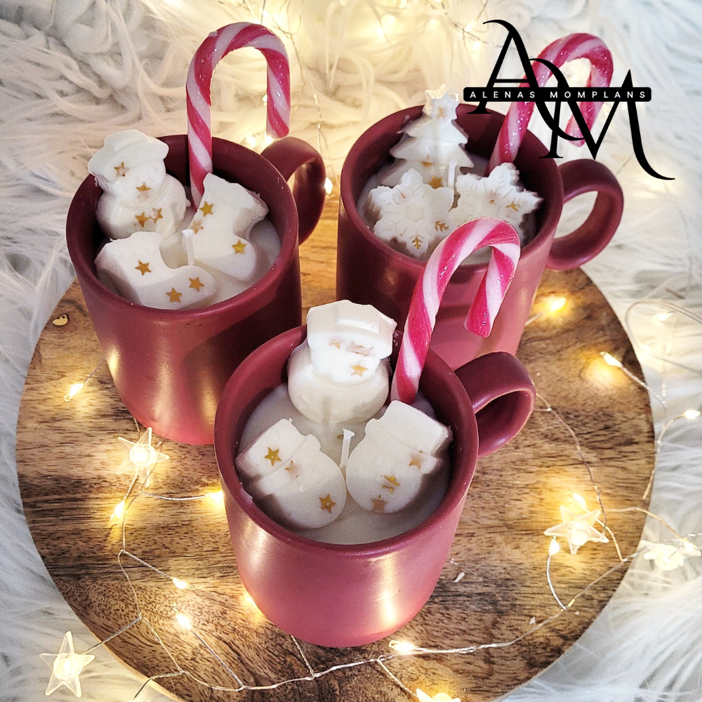 Handgemachte Sojawachskerze Christmas mit biologischen Duftölen – 235 ml