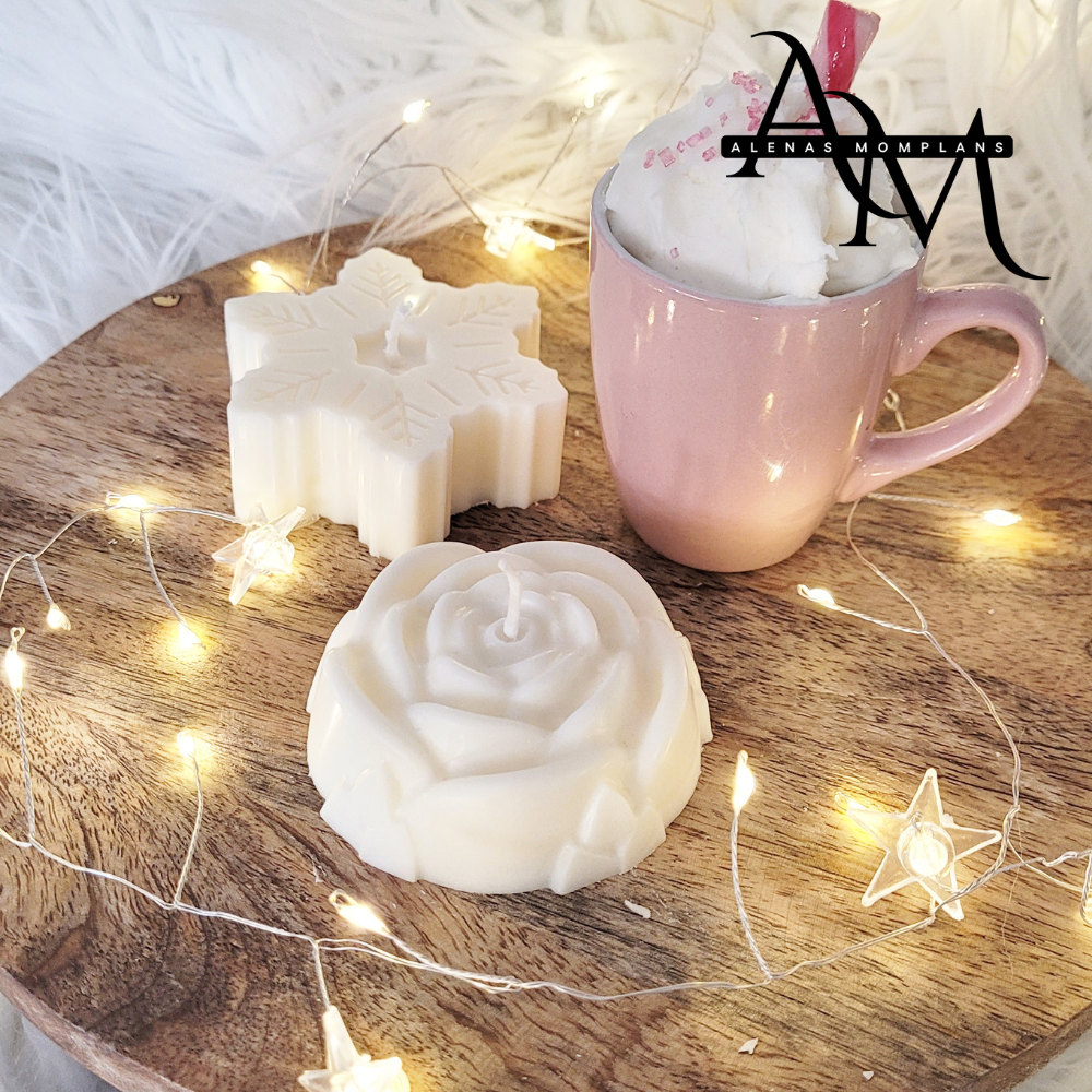 Handgemachte Sojawachskerze Christmas mit biologischen Duftölen – 90 ml