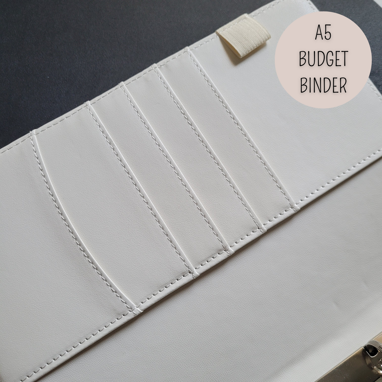 DELUXE Budgetbinder A5 - Croco white