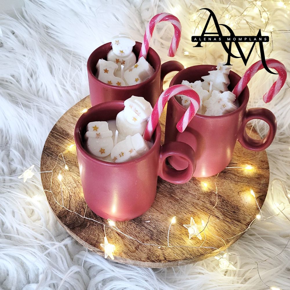 Handgemachte Sojawachskerze Christmas mit biologischen Duftölen – 235 ml