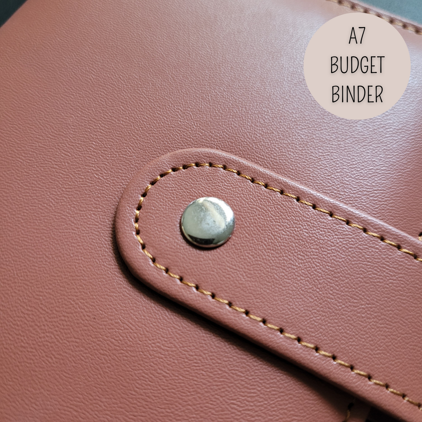 DELUXE BUDGET BINDER A7 für die Umschlagmethode - Soft Brown