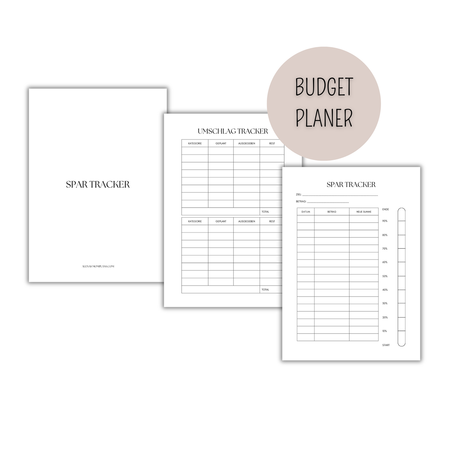 XL BUDGET PLANER - Umschlagmethode STARTER Set - Alles was du brauchst um erfolgreich zu starten
