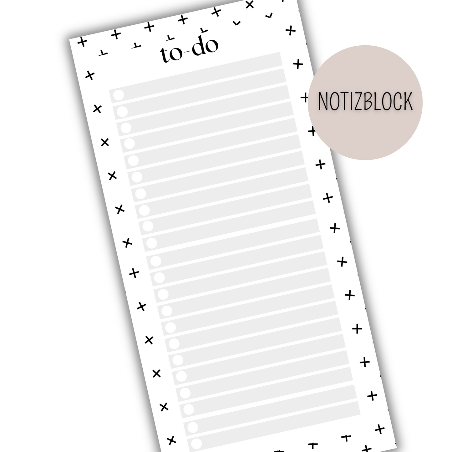 Notizblock TO DO LISTE 25 SEITEN