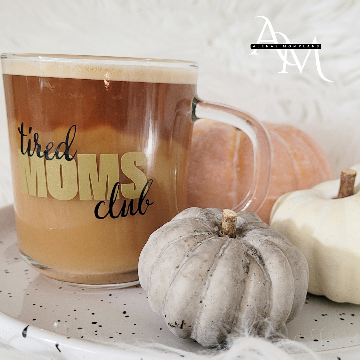 Tired Moms Club Glastasse – Dein neuer Lieblingsbecher für die wohlverdiente Kaffeepause!