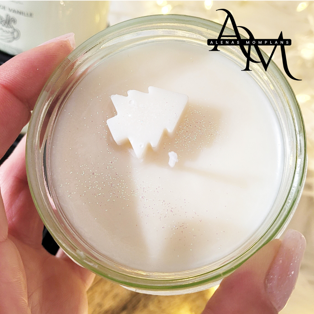 Winterdüfte - Handgemachte Sojawachskerze mit biologischen Duftölen – 235 ml
