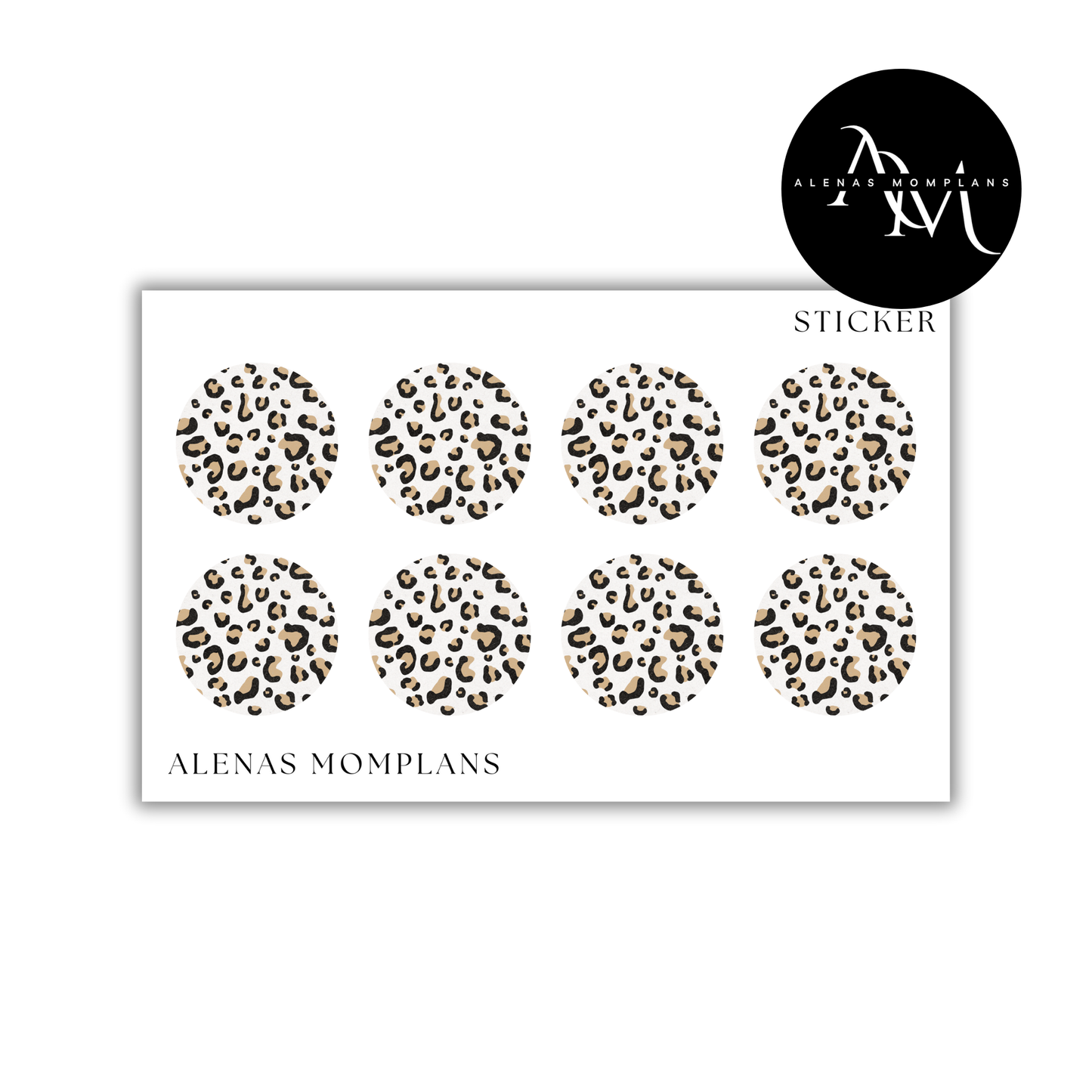 Planner Sticker Bogen - LEO DOTS 001