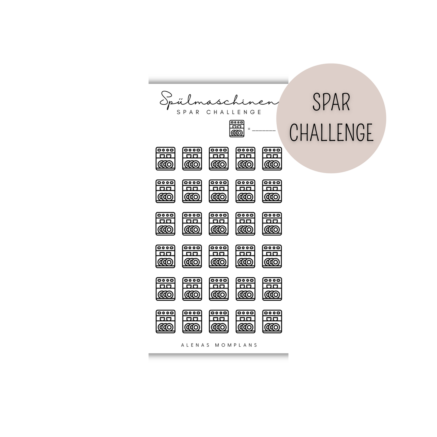 Spar Challenge Spülmaschine