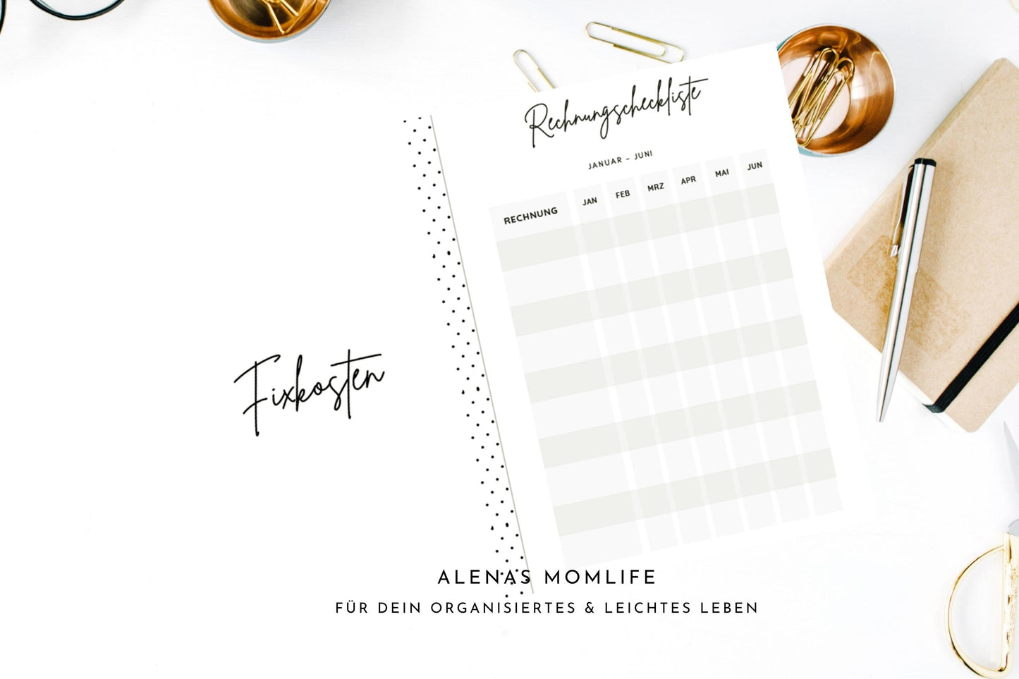 Haushaltsbuch/Budget Planer/Finanzplaner/Haushaltsgeld im Griff/116 Seiten/undatiert I UNGEBUNDEN + UNGELOCHT