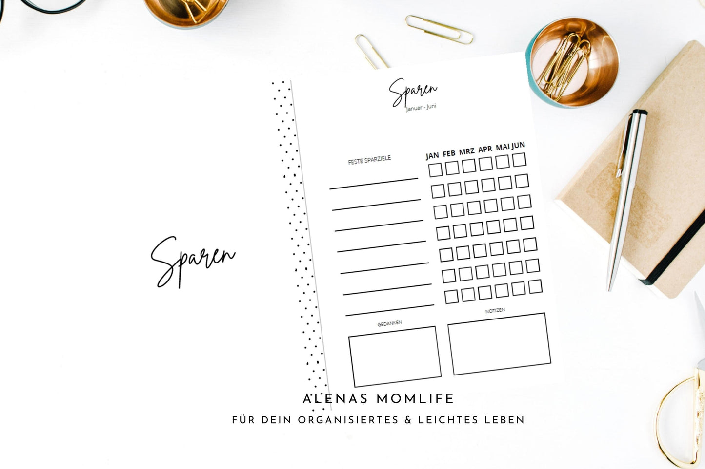 Haushaltsbuch/Budget Planer/Finanzplaner/Haushaltsgeld im Griff/116 Seiten/undatiert I UNGEBUNDEN + UNGELOCHT