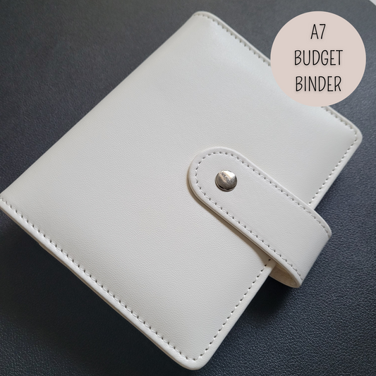 DELUXE BUDGET BINDER A7 für die Umschlagmethode - Soft White