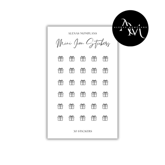 Icon Sticker Geschenk - Geburtstag - 018