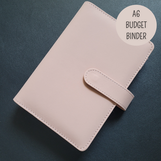 DELUXE BUDGET BINDER A6 für die Umschlagmethode - Soft Rose