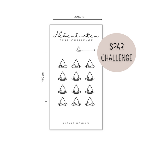 Spar Challenge Nebenkosten Wasser / Abwasser