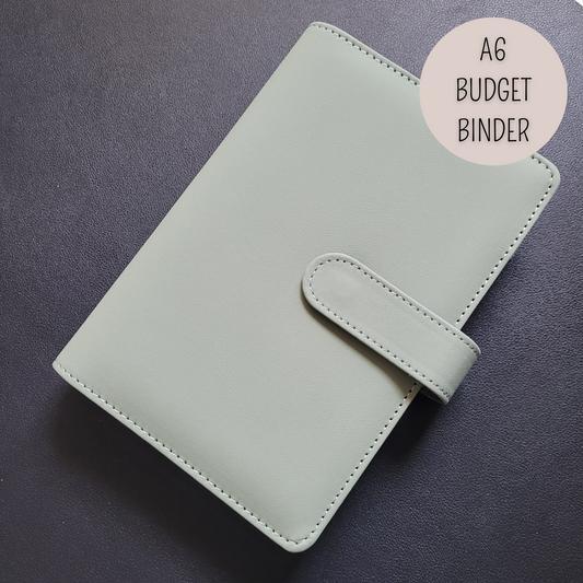 DELUXE BUDGET BINDER A6 für die Umschlagmethode - Soft Salbei