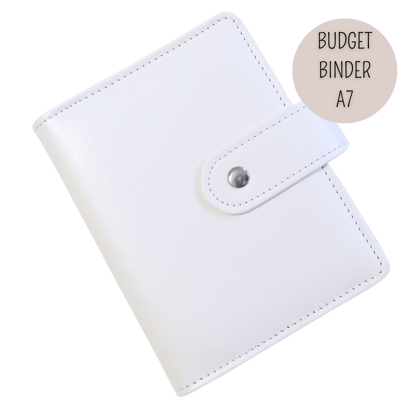 DELUXE BUDGET BINDER A7 für die Umschlagmethode - Soft White