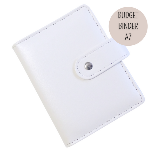 DELUXE BUDGET BINDER A7 für die Umschlagmethode - Soft White