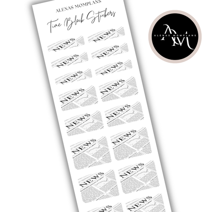 Time Block Sticker Set - VOL. 1