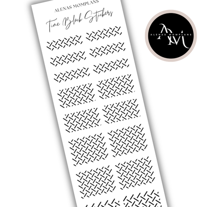 Time Block Sticker Set - VOL. 1