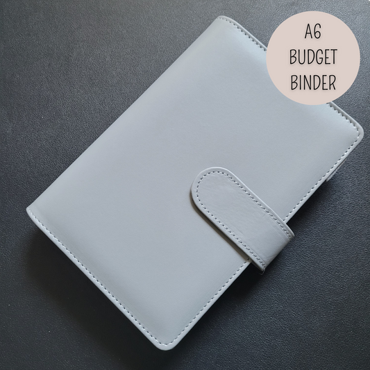 DELUXE BUDGET BINDER A6 für die Umschlagmethode - Soft Grey