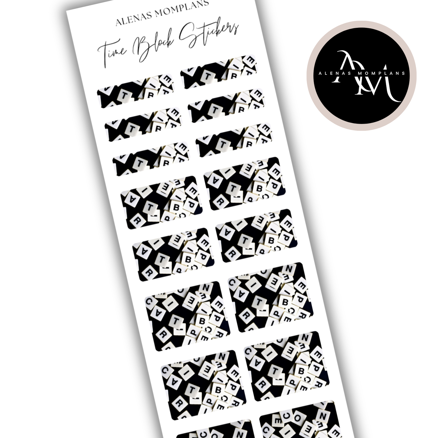 Time Block Sticker Set - VOL. 1