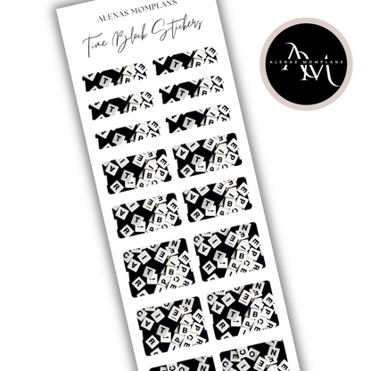 Time Block Sticker Set - VOL. 1